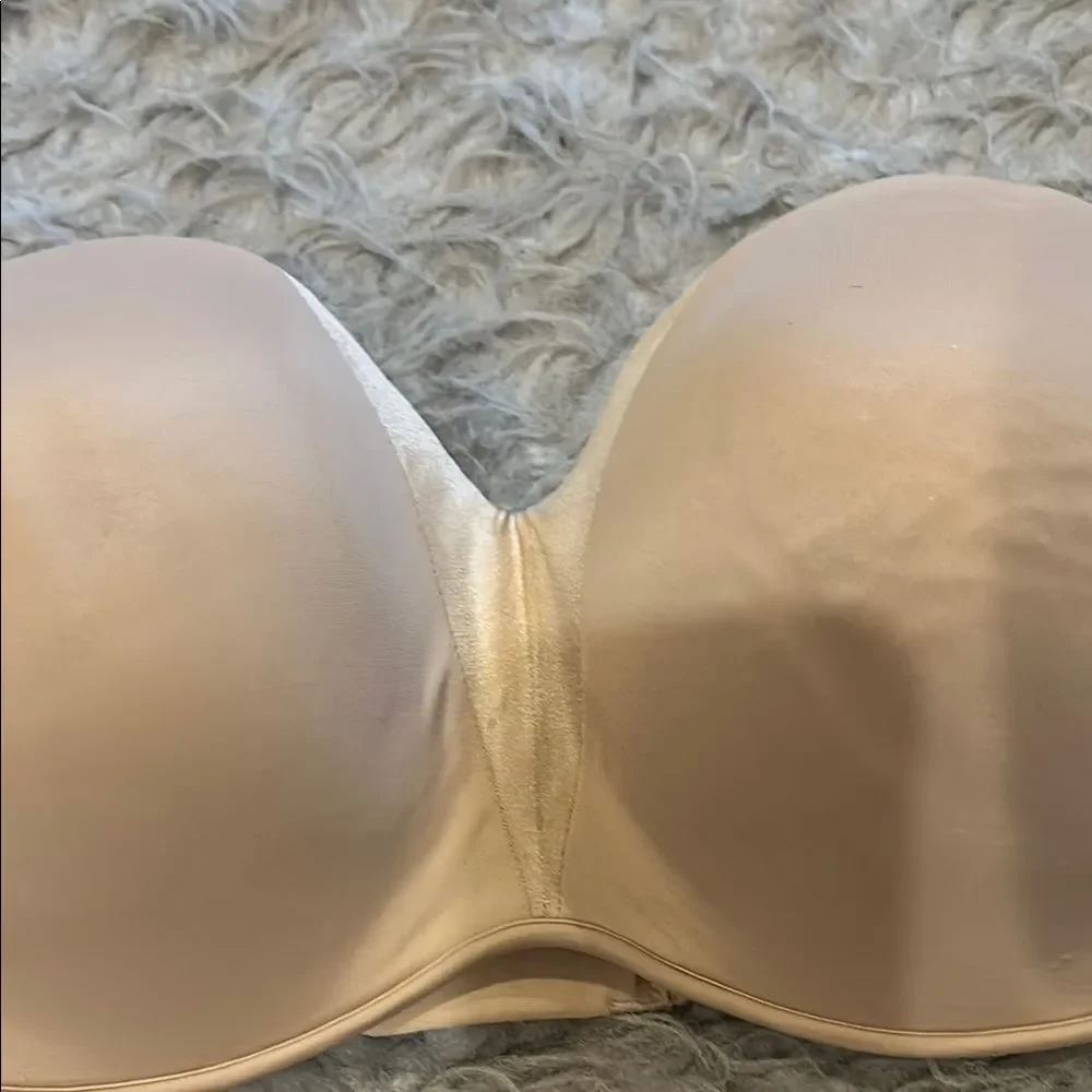 Soma Stunning Starlet Strapless Tan Bra‎ Size 38D